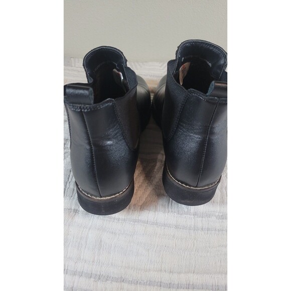 Blondo Women’s Waterproof Black Leather Chelsea Ankle Boots Size 9.5M Lug Sole - Picture 3 of 6